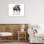 Vache laitière regardant giclée encadrée, design par Sara Baker-117385698-117385702