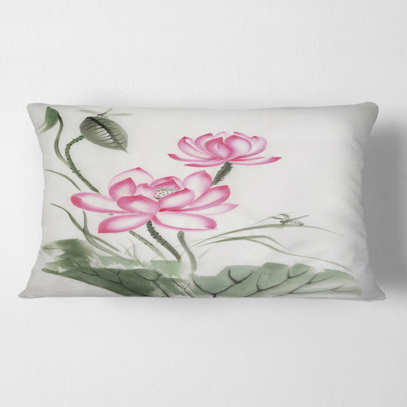 Floral Throw Pillow