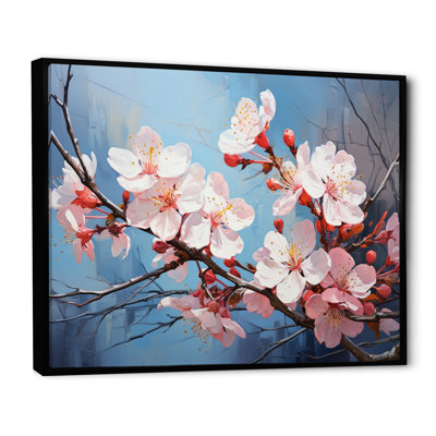 «Apple Blossom Expressionist Burst III», reproduction d'art sur toile