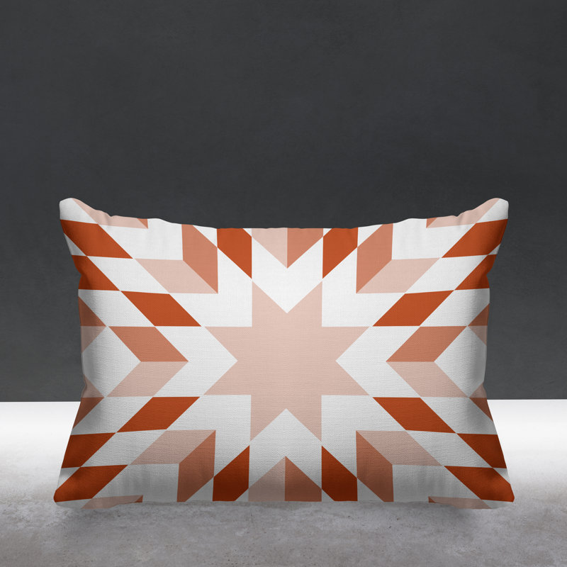 Coussin décoratif intérieur / extérieur Saki Country, Orange