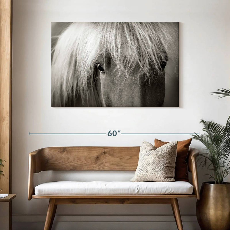 Brampt Icelandic Horse Up Close, 30" H x 45" W