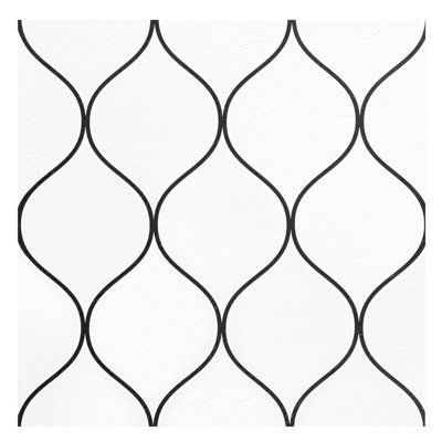 Retro 12" x 12" 1.5mm Vinyl Tile - Scallop