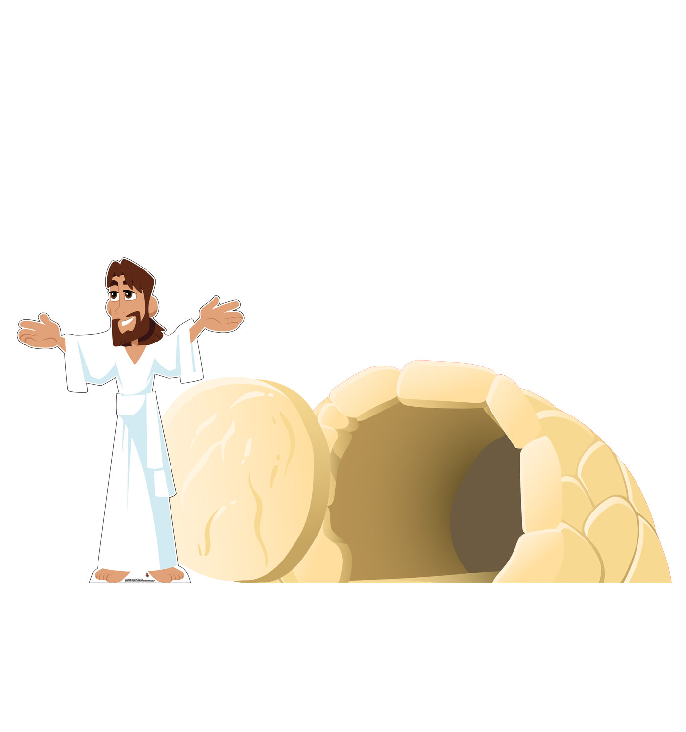 Advanced Graphics Easter Jesus Has Risen Set (creative For Kids
