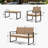 Armantine Darb Stylish 4-Person Wicker Patio Set-1913284872-1913284879
