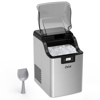 Yesurprise 44 Lb. Daily Production Cube Clear Ice Freestanding Ice Maker