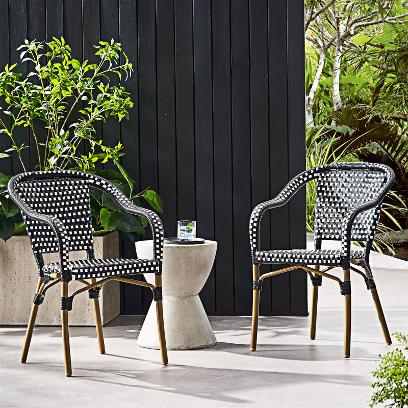 Chaise de salle à manger d'extérieur (ensemble de 2)