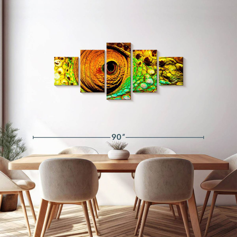 Chameleon Eye, 30" H x 68" W