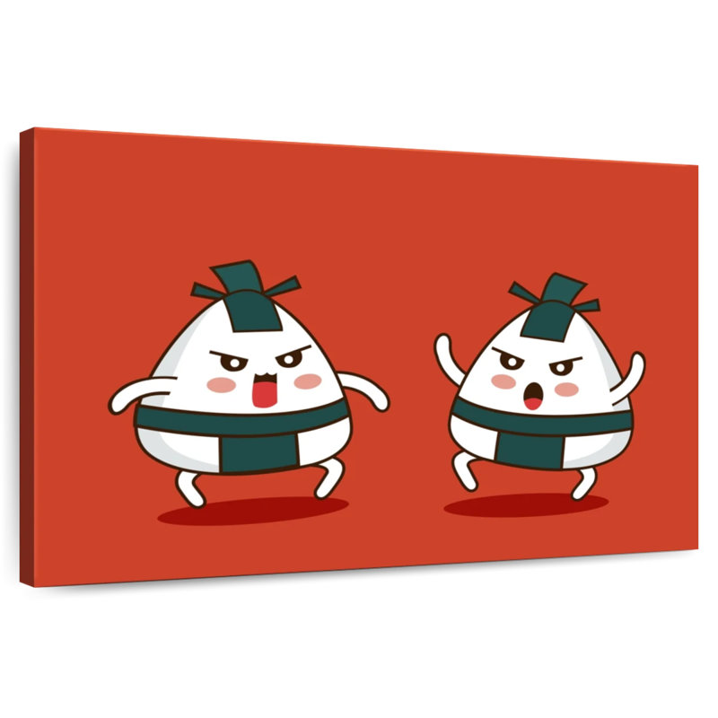 Ketti Sumo Onigiri, 24" H x 36" W