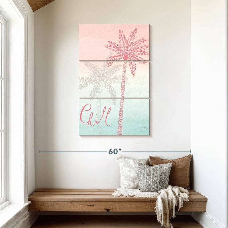 Harnek Sunset Palms II, 45" H x 28" W