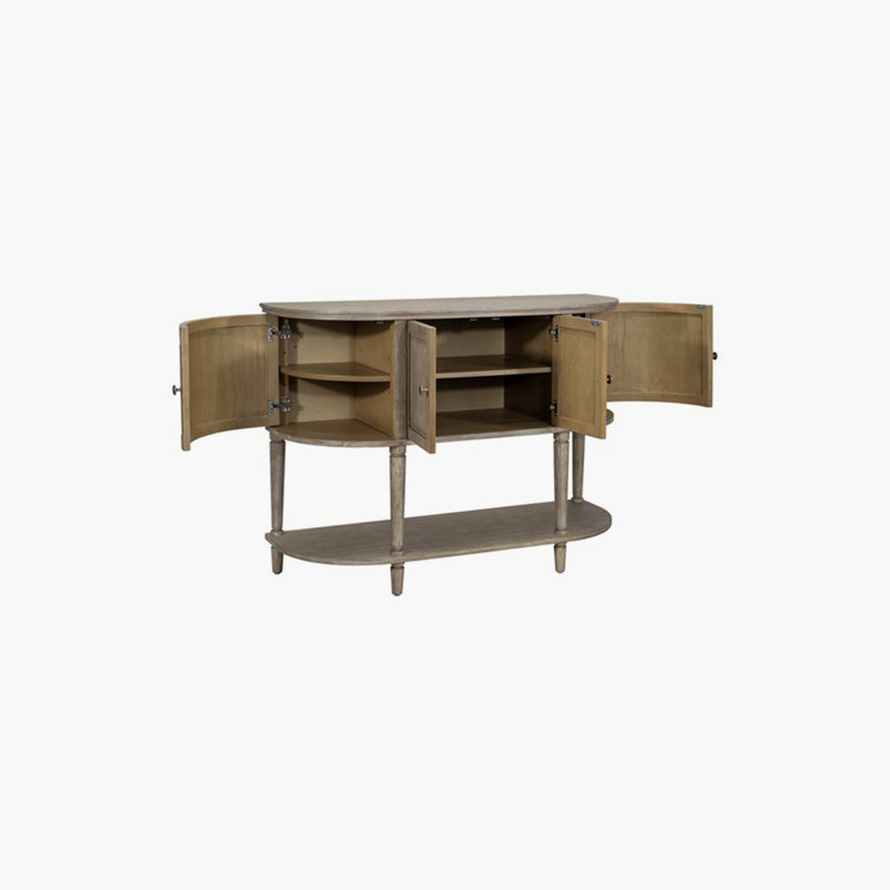 Armoire décorative avec tablette inférieure