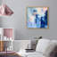 Oliver Gal Boundless Blues I Abstract - Heavy Gel Top Coat Framed Canvas Art-411652389-411652385