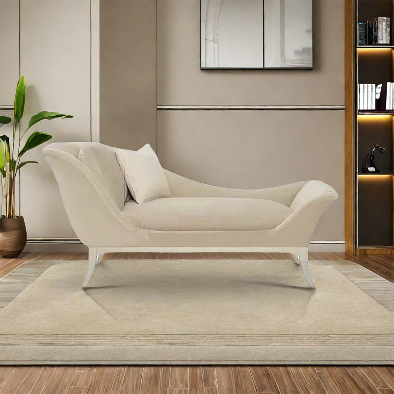 Chaise de luxe en bois de frêne rétro, Orienté à gauche (vu de face)