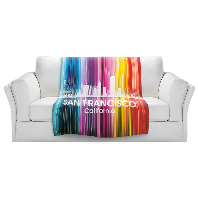 Hand Woven Throw Blanket, 68" x 80"