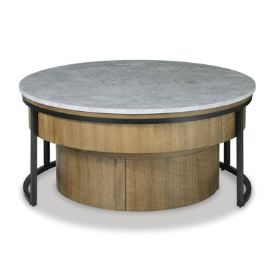 2 tables gigognes avec rangement Drum