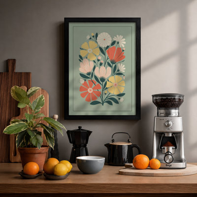 Garden Study Botanical - Framed Print