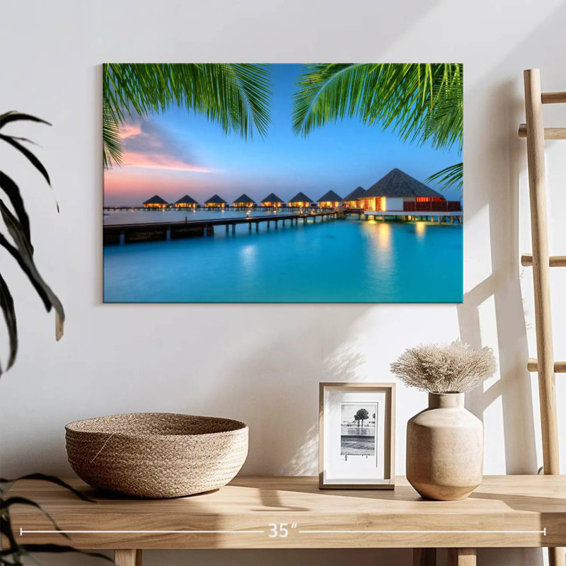 Bungalow Aletra Maldives Water, H 16 po x l 24 po
