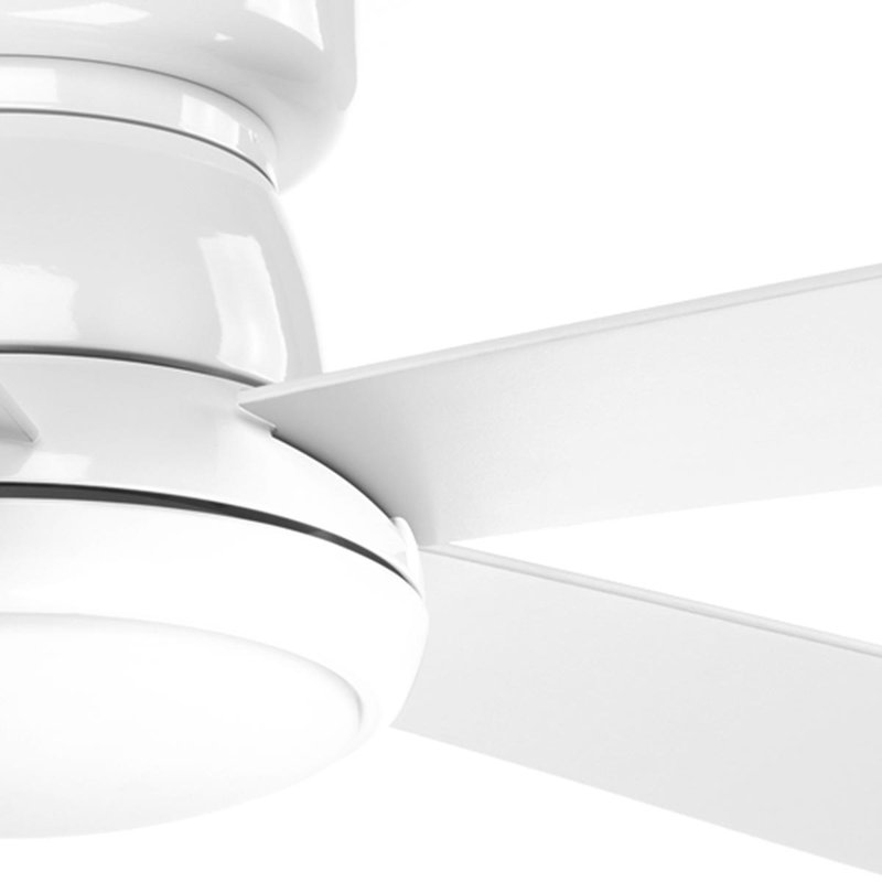 Vox 52'' Ceiling Fan with LED Lights, White