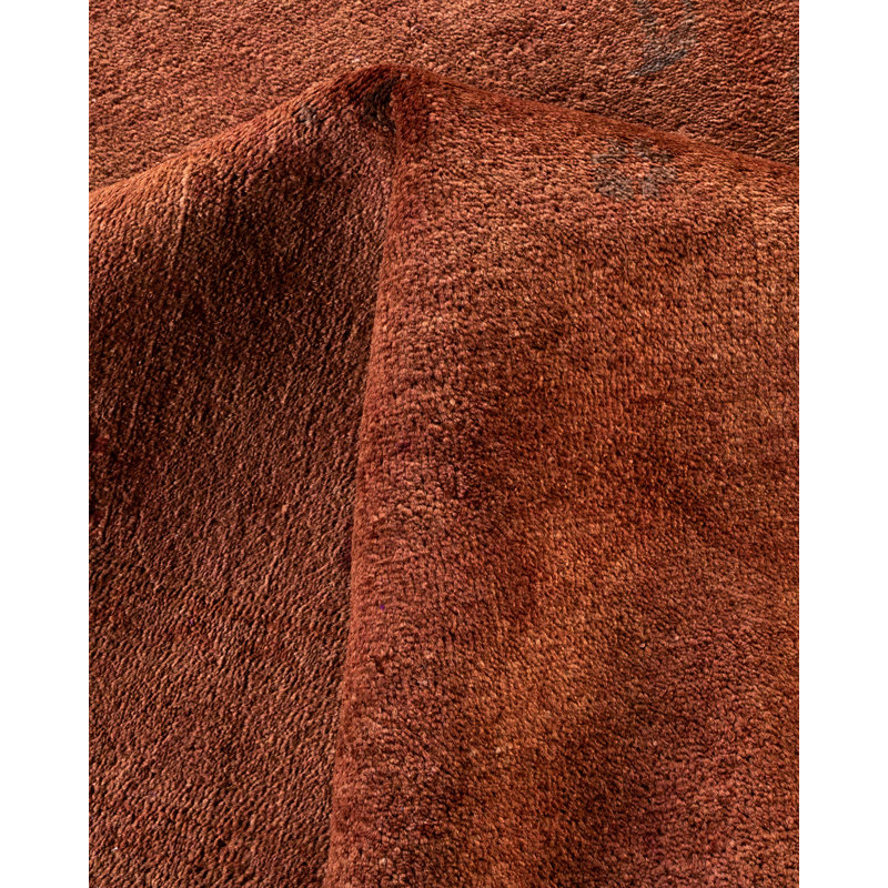 Tapis unique brun / gris 12 pi 3 po x 18 pi Bockman