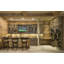Ensemble de porte-bouteilles mural en métal doré bronze doré (luxe) de 42 bouteilles Indurial - hauteur de 84 po-379560024