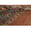 Tapis décoratif floral bleu Oushak 4 x 6