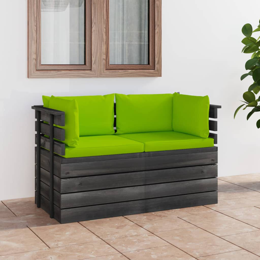 Gartensofa Jenri mit Kissen