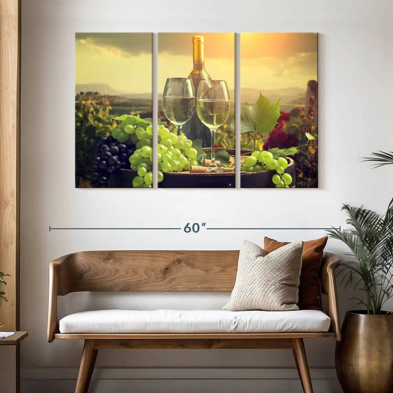 Yarlin Chianti Vineyard Wine, 32" H x 50" W