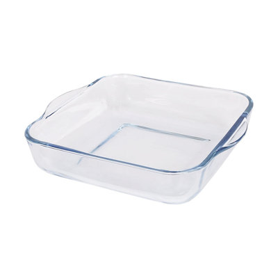 Argon Tableware Square Glass Baker Bakeware