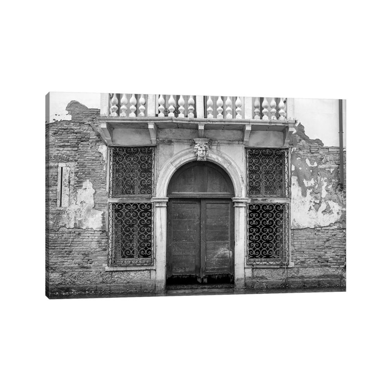 Venice Facade I by Laura DeNardo - 1 Piece Wrapped Canvas Wall Art, 20.32 cm H x 30.48 cm W