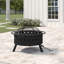 Round Steel Wood Burning Smokeless Fire Pit