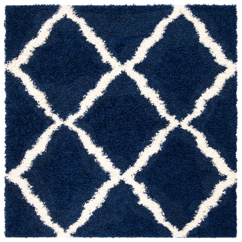 Sgd-Dallas Shag Performance Geometric Rug, Square 6'