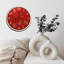 Horloge-cadran-chiffres-flocons de neige