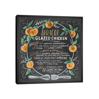 Apricot Glazed Chicken Recipe by Lily & Val - Print on Canvas