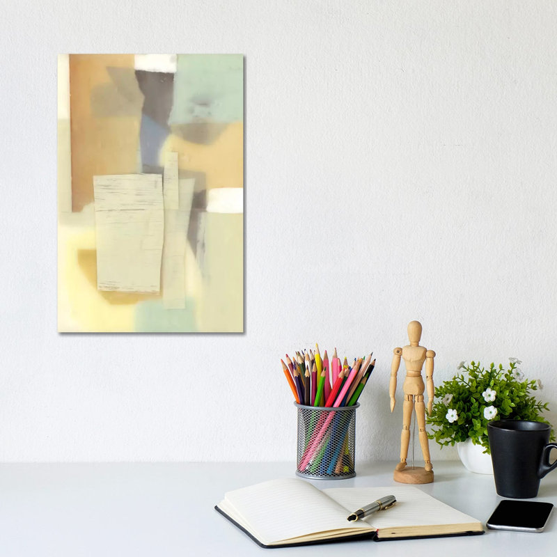 Translucent Layers II by Jennifer Goldberger - Wrapped Canvas Painting, 20.32 cm H x 30.48 cm W