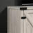 Dusty Gray 58" Tv Stand With 2 Open Shelves & Cabinets, Suits 63-Inch Tvs, Black Traits, Cable Management Section, Tipping Sustaining Step, Particle Board Wide Cabinet In Gray, And Cabinets For 63"