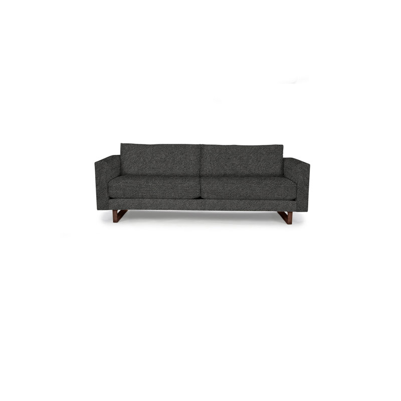 Avalon Sofa, Walnut, Paprika Polyester Blend