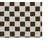 Checkered Absorbent Non-Skid Rectangular Toilet Mat