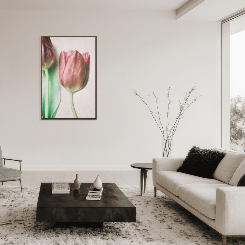 «Nature Inspired The Spring Lovers» par Delphine Devos - Œuvre d'art encadrée sur papier, H 48 po x l 32 po, Framed Print
