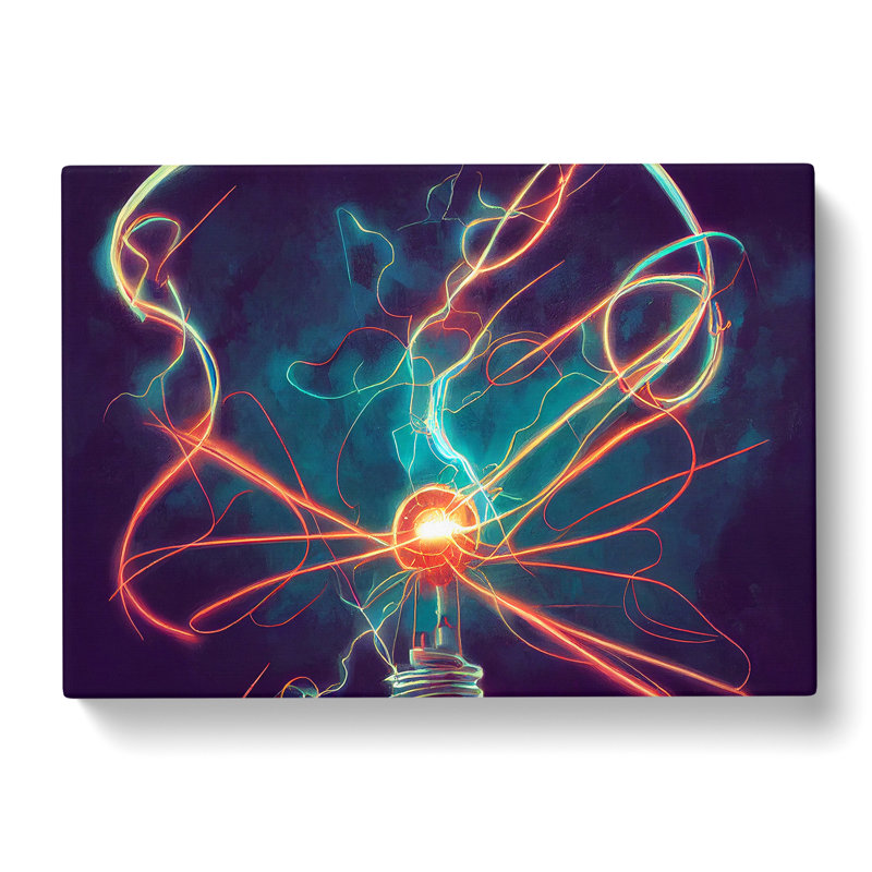 Electricity Art Vol.1 - Wrapped Canvas Print, 35cm H x 50cm W x 3cm D