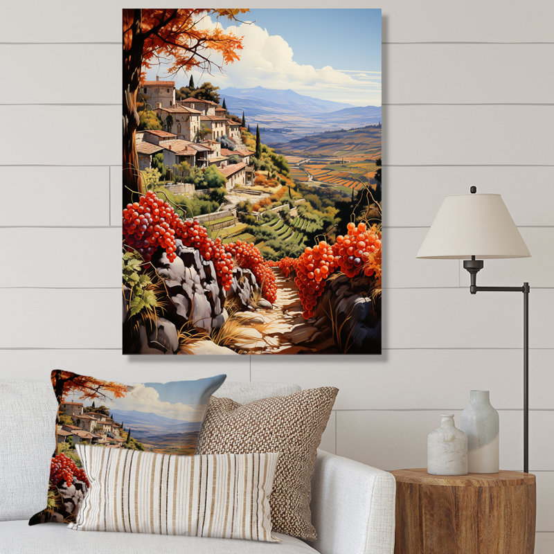 Fauvisme espagnol Hacienda III - impression, H 20 po x l 12 po x P 1 po, Toile tendue