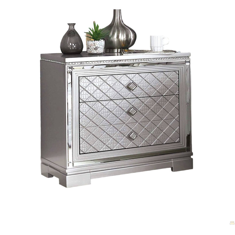1Pc Nightstand Bedside Table Hidden Jewellery Drawer