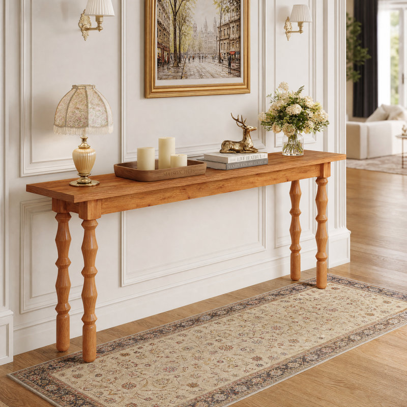 Donney 70.9" Solid Wood Console Table