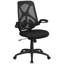  Fauteuil de bureau ergonomique en filet à haut dossier réglable à 2 palettes
