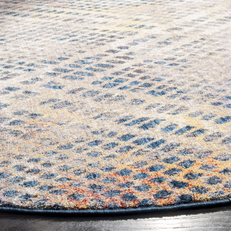 Massad Performance Abstract Rug, Round 7'