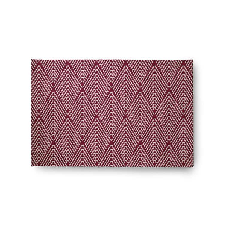 Chenille Geometric Indoor Rug