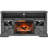 60 Inch Electric Fireplace Entertainment Center With Door Sensor-Dark Rustic Oak-1925797148