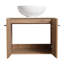 Ensemble de meuble-lavabo mural simple l 24 po Masami