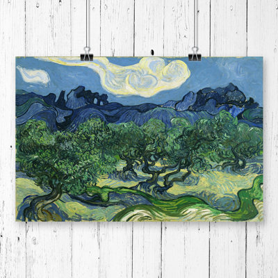 Vincent Van Gogh the Olive Trees - Frameless Print