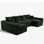 Canapé modulaire modulaire en nuage pour le salon - Canapé modulaire en U modulaire 130 "-1089215180-1089215183