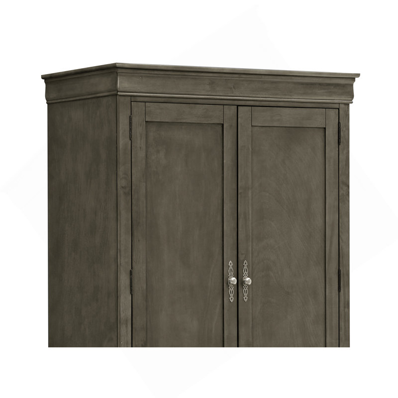 Armoire Louis Phillipe G3105-A, gris, Gris