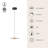 Nial 10-in Gray/Gold Dimmable LED Pendant